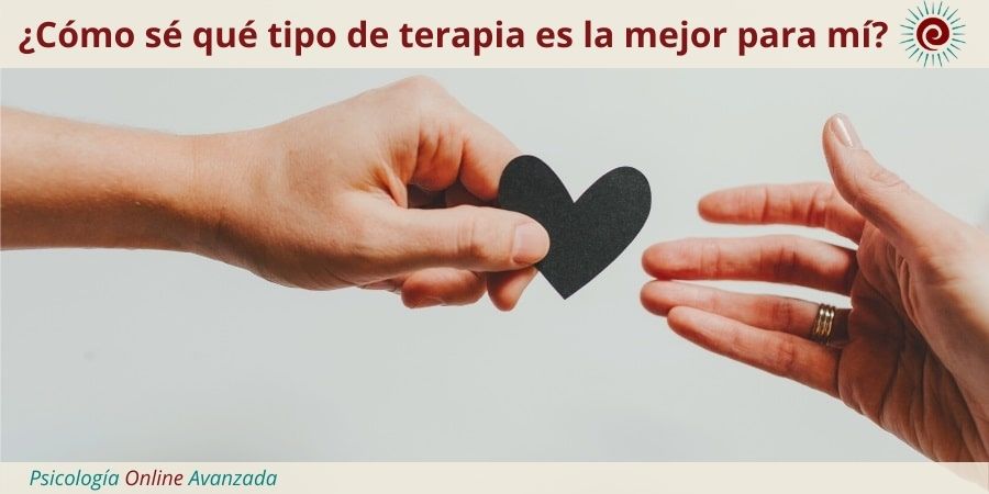 Pregunta a un terapeuta Cómo sé qué tipo de terapia es la mejor para mí, Impresiones, Emociones, Noticias, Estudios, Terapia Online
