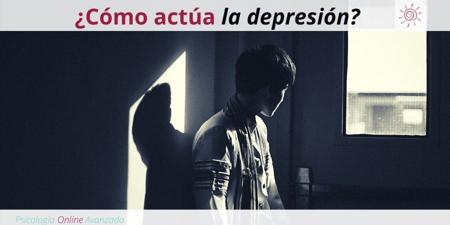 ¿Cómo actúa la depresión?, Depresión, Ansiedad, Tristeza, Alteración de sueño, Cambios de ánimo, Agotamiento, Terapia Online