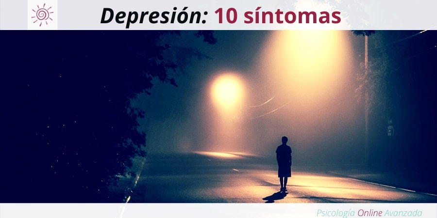 Depresión: 10 síntomas, Depresión, Ansiedad, Tristeza, Alteración de sueño, Cambios de animo, Agotamiento, Terapia Online